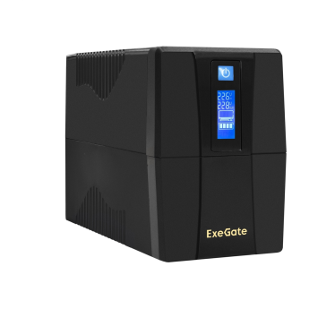 Источник бесперебойного питания EXEGATE SPECIALPRO SMART LLB-650.LCD.AVR.2SH.RJ.USB EP285581RUS
