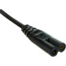 Кабель EXEGATE POWER PCN-1,8P VDE-250V-2*0,5MM2 1,8м EP280676RUS