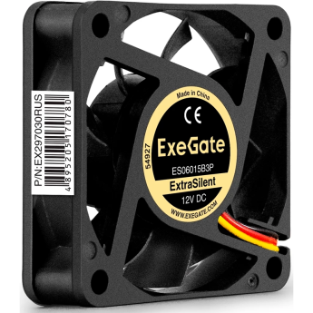 Вентилятор 12В DC EXEGATE EXTRASILENT ES06015B3P